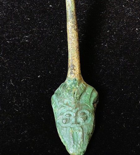 Ancient roman bronze vase - bronze,