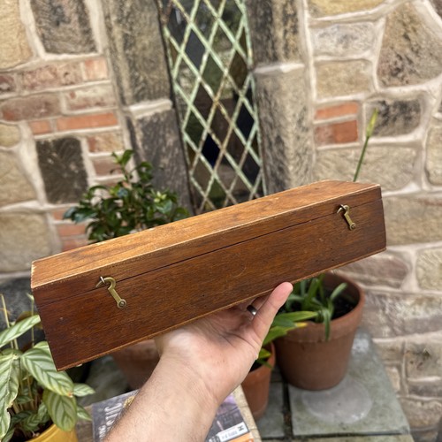 Vintage wooden storage box - vintage,