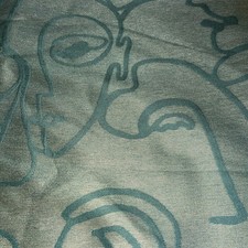 Material fabric off cuts- Upholstery Material- Geometric Design - 65cm x 120cm