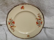 Alfred Meakin Marquis Shape Marigold art deco dinner plate