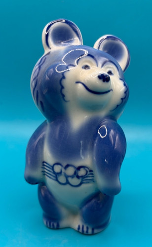 Vintage ussr gzhel - gzhel, olympic