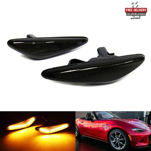 Black lens side indicator - 2x,