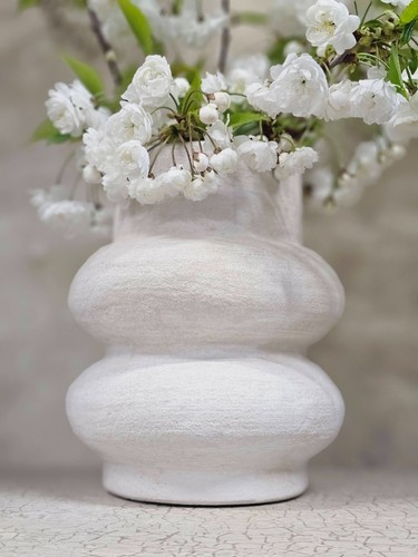 Stone white scultptured - stone,