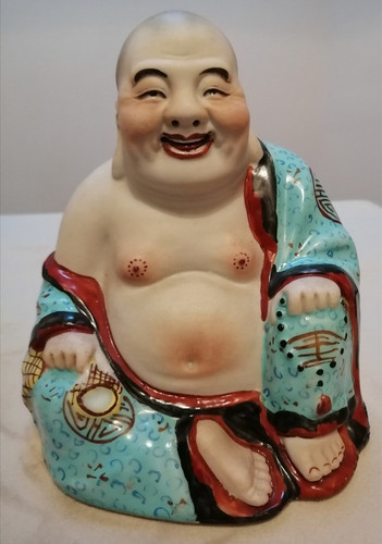Chinese buddha bisque famille - chinese,