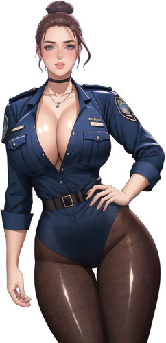 Fwyuna stylish policewoman