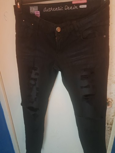 Black ripped jeans - ,