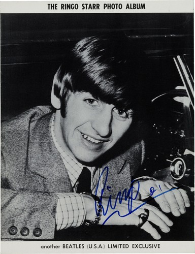 Ringo starr signed - signed, photograph