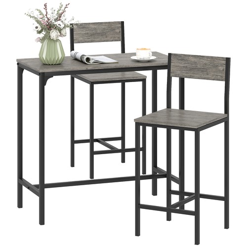Bar table and stools set - and,
