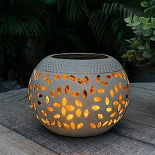 pearlstar Solar Lanterns for Outside, Solar Table Lamps Outdoor Garden Waterpro