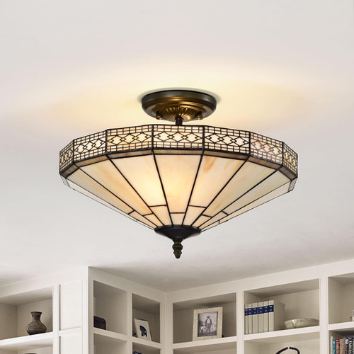 Ceiling light tiffany style - ceiling,