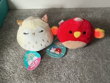 Flipmallows Vee/Serena, Swan/Owl & Babs & Paco, Penguin & Parrot BNWT