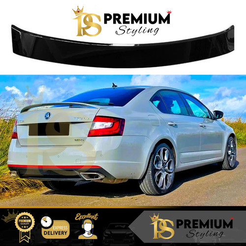 Skoda octavia gloss black rear - octavia,