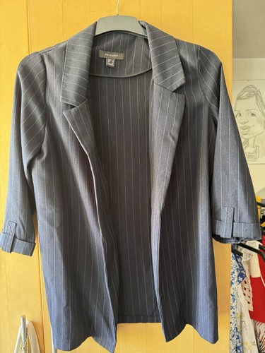 Navy striped primark blazer - navy,