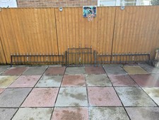 Metal Gate With Railings