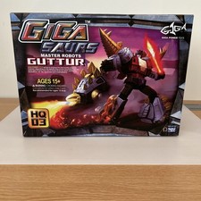 GigaPower Toys Gigasaurs Gutter HQ03 Transformers G1  Figure metallic version 