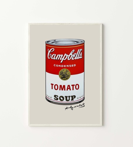 Tomato soup campbells wall art - soup,