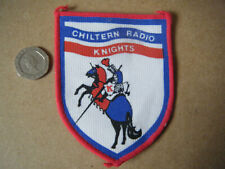 Collectable "MILTON KEYNES, CHILTERN RADIO KNIGHTS" Speedway sew on patch.Unused