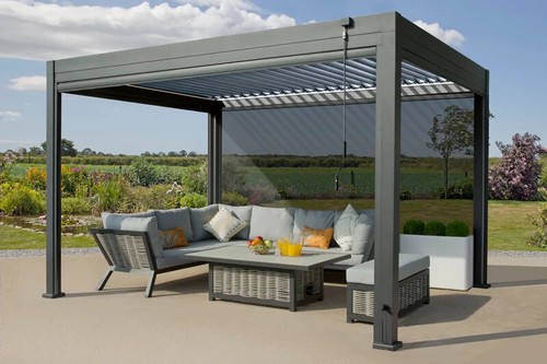 Aluminium pergola 3m - aluminium, x