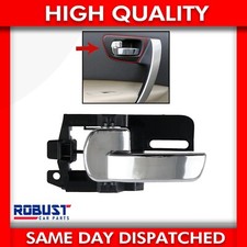 LEFT PASSENGER INTERIOR DOOR HANDLE CHROME FOR NISSAN QASHQAI (2007-2013)