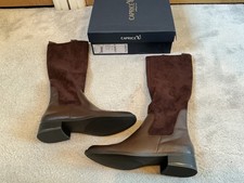caprice dark brown leather and