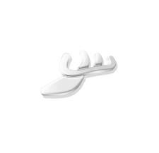 Silver Car 3D Metal Emblem
