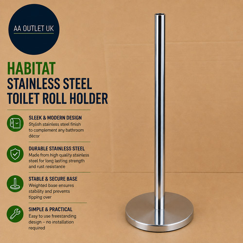 Habitat stainless steel toilet - habitat,