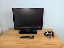 LG 19 Inch Free View TV Model LG19LS4D + Remote - Caravan Or Retro Gaming- Black