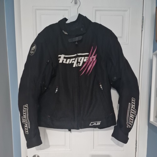 Ladies furygan black pink - furygan, black/pink