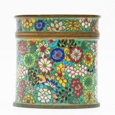 Chinese Cloisonne Tea Caddy