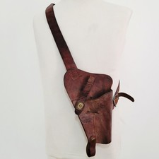 WW2 - US SHOULDER HOLSTER M3 - COLT 1911 LEATHER - AMERICAN ARMY WWII 