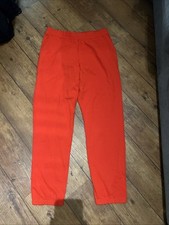 Zara Red Pants Trousers Casual