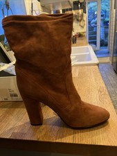 KAREN MILLEN TAN BROWN SUEDE