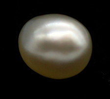 Natural Saltwater Pearl 2.04 Ct Basra Certified 7 x 6 mm Gemstone 100%No Nucleus
