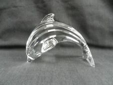Waterford crystal Dolphin figurine Signed