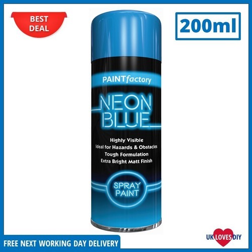 Neon blue spray paint - neon,