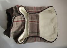 WAINWRIGHTS LUXURY CHECK WINTER DOG JACKET SIZE XS - SMALL