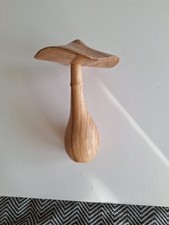 Wooden Toadstool Ornament Hand
