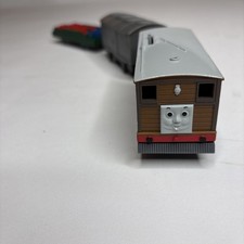 Tomy Trackmaster Thomas The Tank Engine Toby and Trucks Train Battery Operated