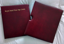 Maroon Royal Mail First Day Cover & Presentation Pack Album & Slip Case  17 Page