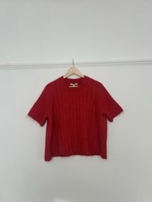 Next Fluffy Red Short Sleeve