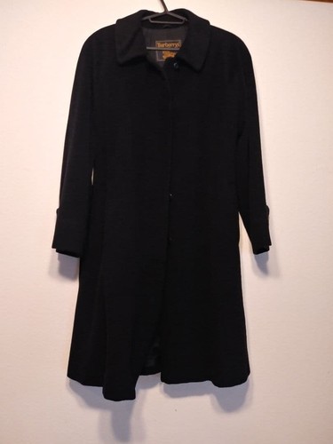 Burberry black wool long - wool,