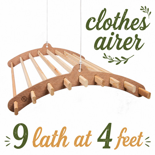 Lath ceiling clothes - 9, airer