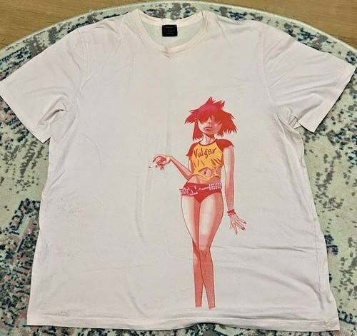 Gorillaz foot pink - gorillaz, shirt