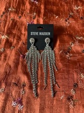 Steve Madden Silver Crystal