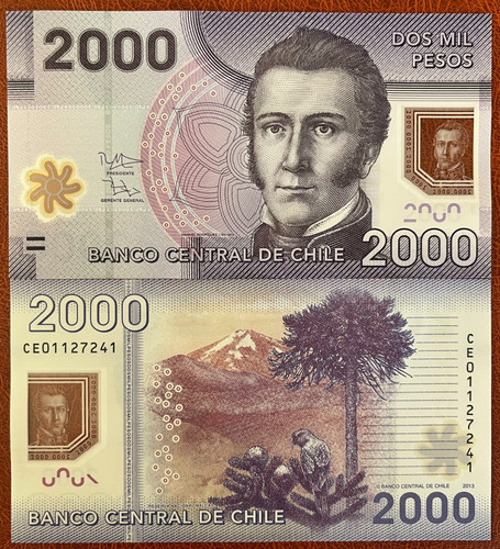 Chile 2013 clp 2000 manuel - chile,