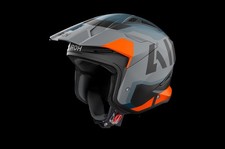 Airoh TRR2 Jupiter Orange Matt Trials Helmet Open Face Bike Beta Rev