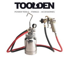 Sealey HVLP-79/P HVLP Pressure Pot System with Spray Gun & Hoses 1.7mm Set-Up