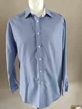 TM Lewin John Francomb Classics Fully Fitted Shirt - Blue - Size 17 / 43cm