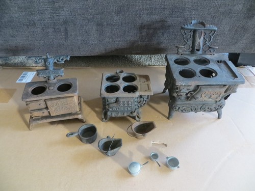 Vintage cast iron stoves - cast,