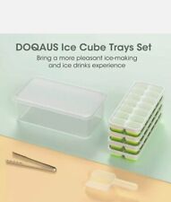4 pack Silicone ice cube trays